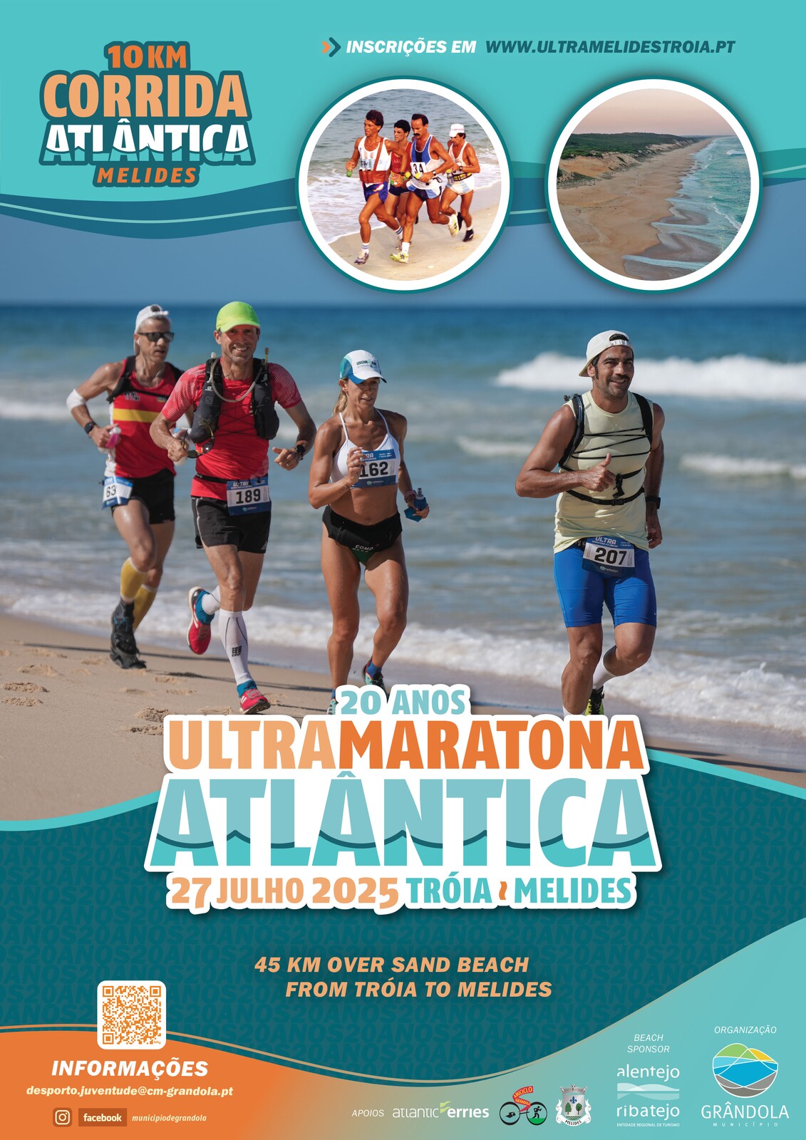 DESPORTO | Ultra Maratona Atlântica Troia - Melides | Corrida Atlântica Melides